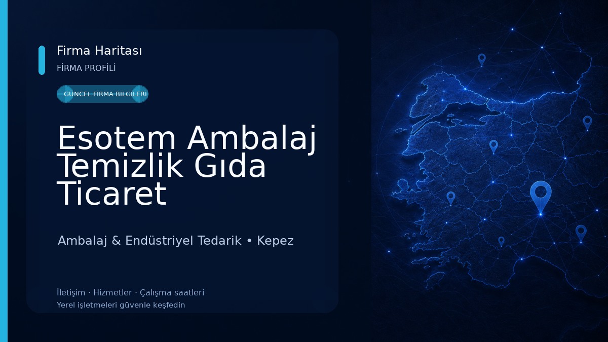 Esotem Ambalaj Temizlik Gıda Ticaret Ambalaj & Endüstriyel Tedarik