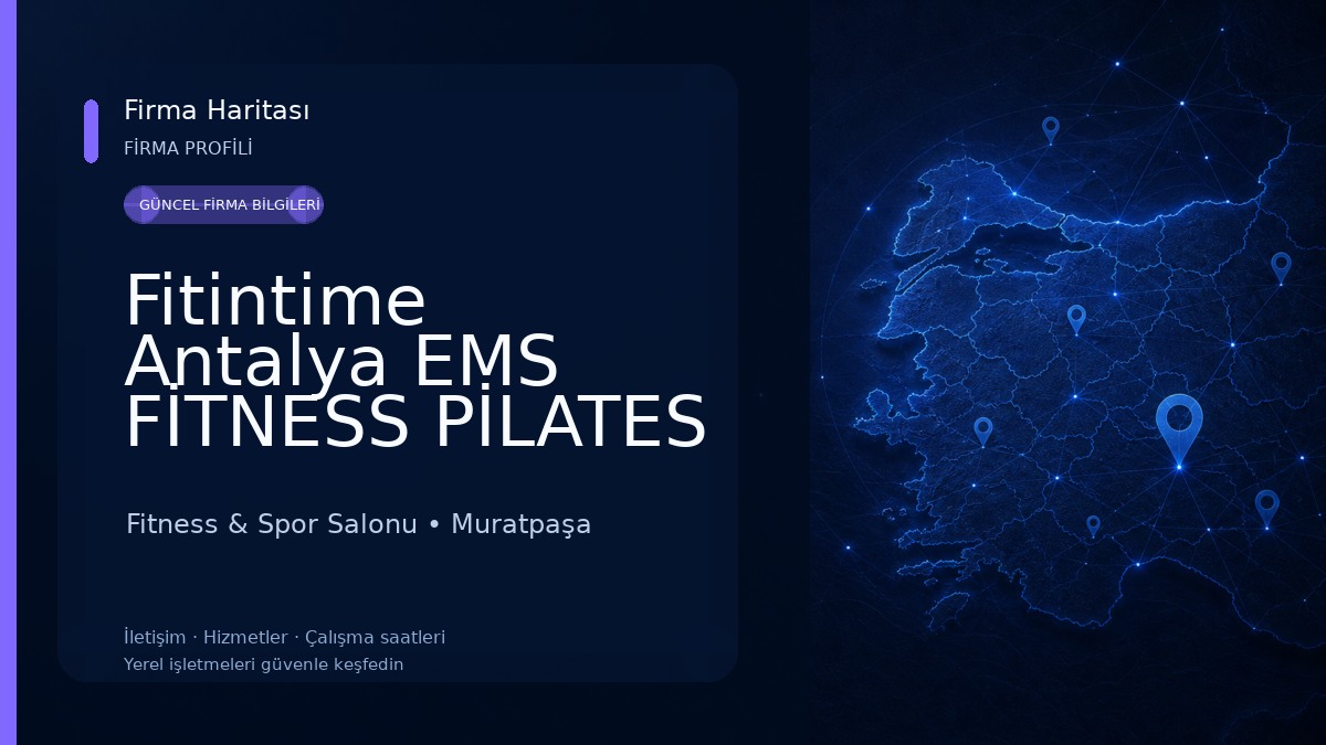 Fitintime Antalya EMS FİTNESS PİLATES Studio Fitness & Spor Salonu