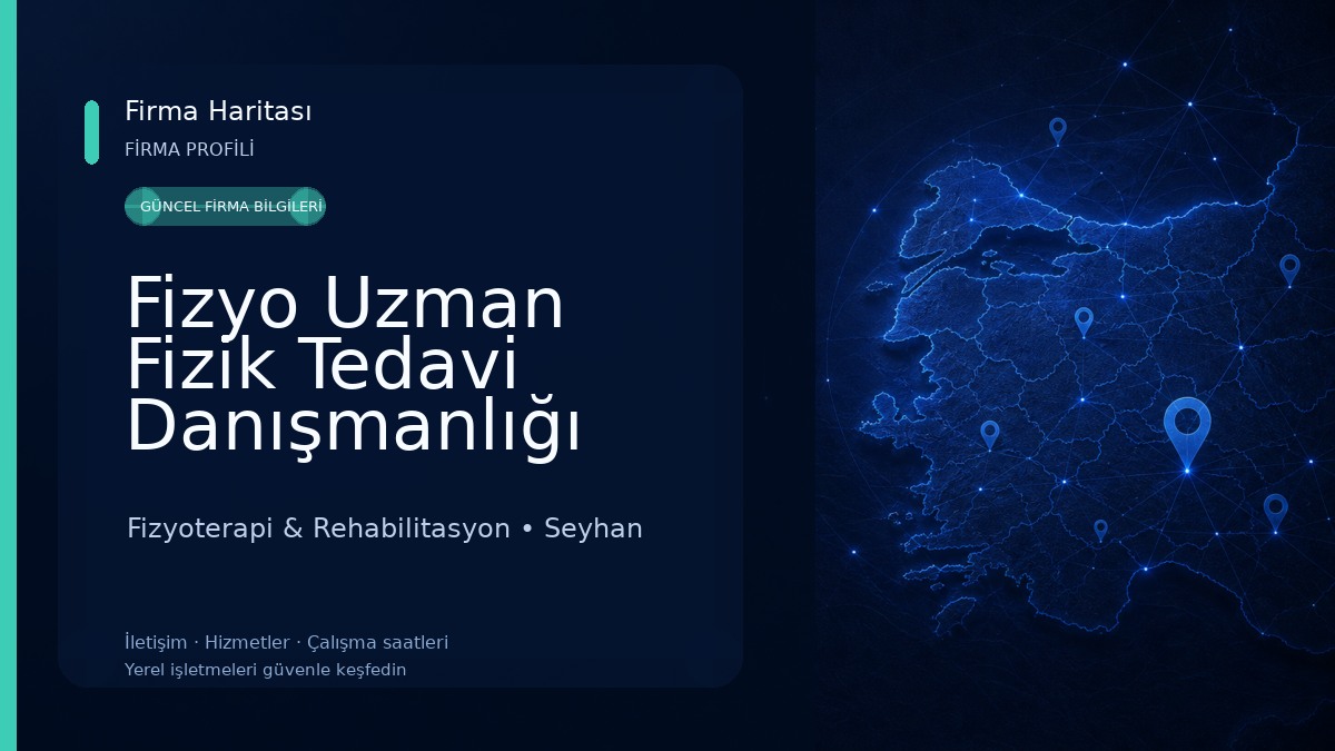 Fizyo Uzman Fizik Tedavi Danışmanlığı Atatürk Caddesi Şubesi Fizyoterapi & Rehabilitasyon