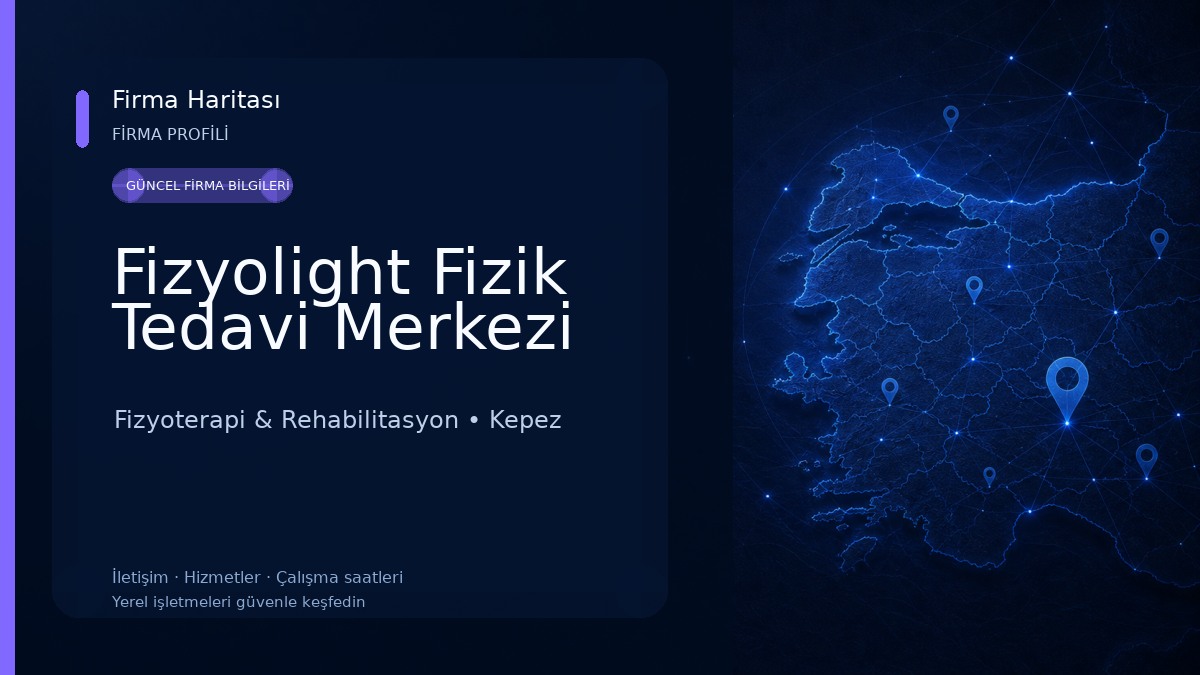 Fizyolight Fizik Tedavi Merkezi Fizyoterapi & Rehabilitasyon
