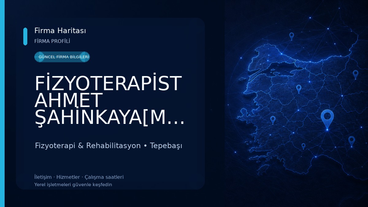 FİZYOTERAPİST AHMET ŞAHİNKAYA[MANUEL TERAPİ & REFORMER PİLATES] Fizyoterapi & Rehabilitasyon