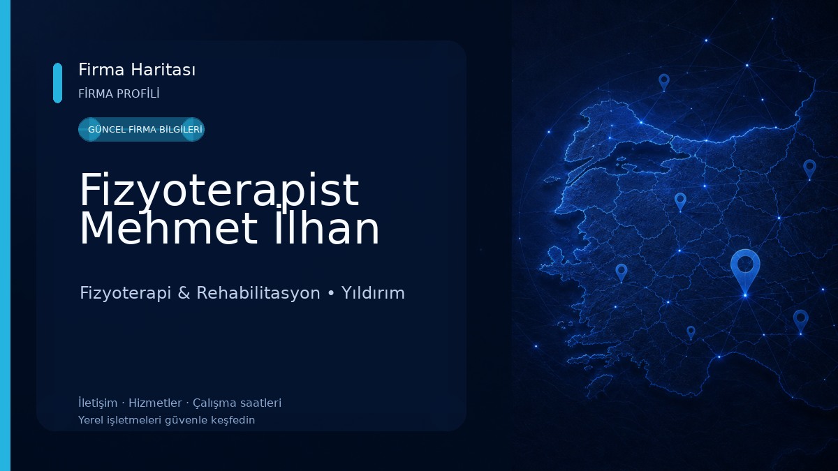 Fizyoterapist Mehmet İlhan 