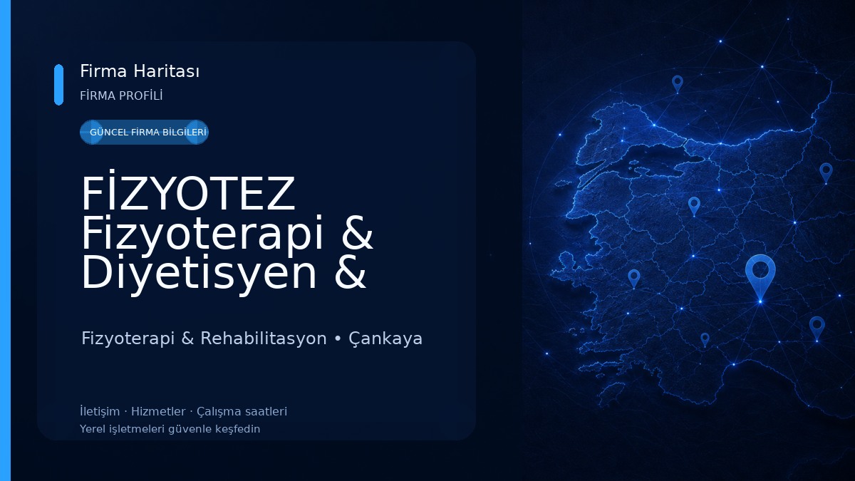 FİZYOTEZ Fizyoterapi & Diyetisyen & Reformer Pilates & Protez Rehabilitasyon Sağlık Hizmetleri Fizyoterapi & Rehabilitasyon
