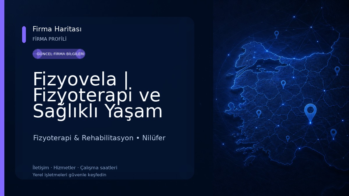Fizyovela | Fizyoterapi ve Sağlıklı Yaşam Merkezi Fizyoterapi & Rehabilitasyon