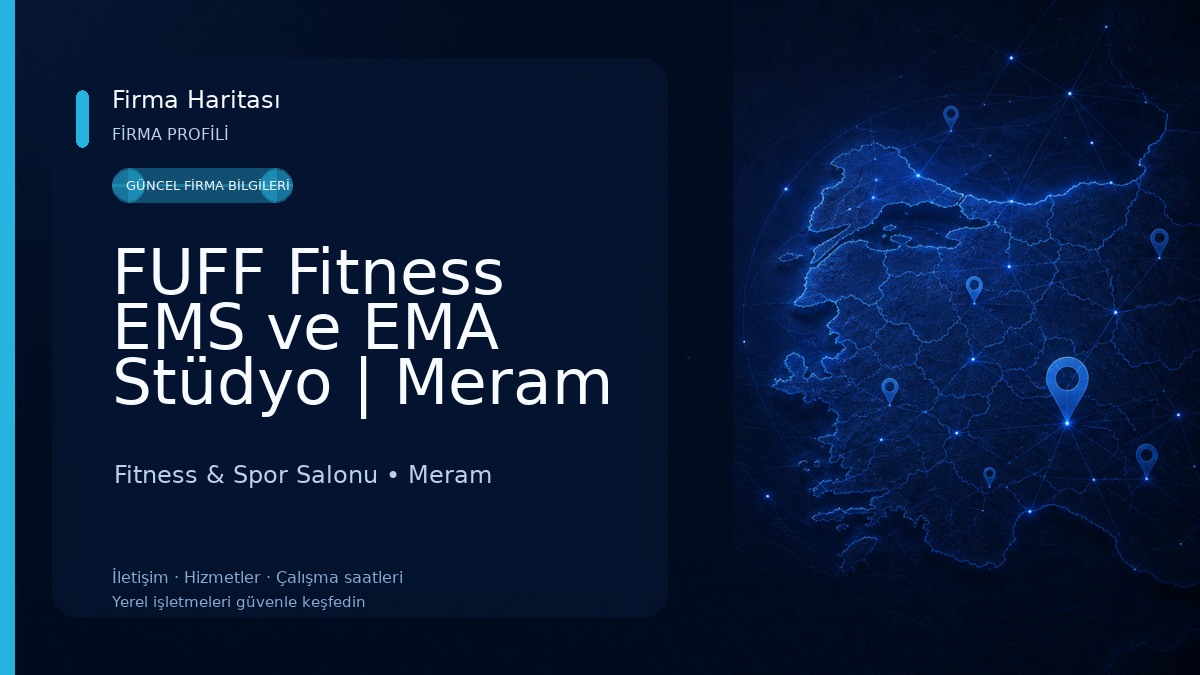 FUFF Fitness EMS ve EMA Stüdyo | Meram Fitness & Spor Salonu