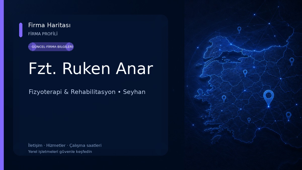 Fzt. Ruken Anar Fizyoterapi & Rehabilitasyon