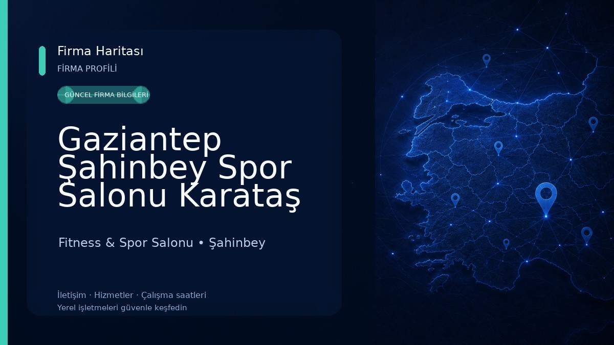 Gaziantep Şahinbey Spor Salonu Karataş Fitness & Spor Salonu