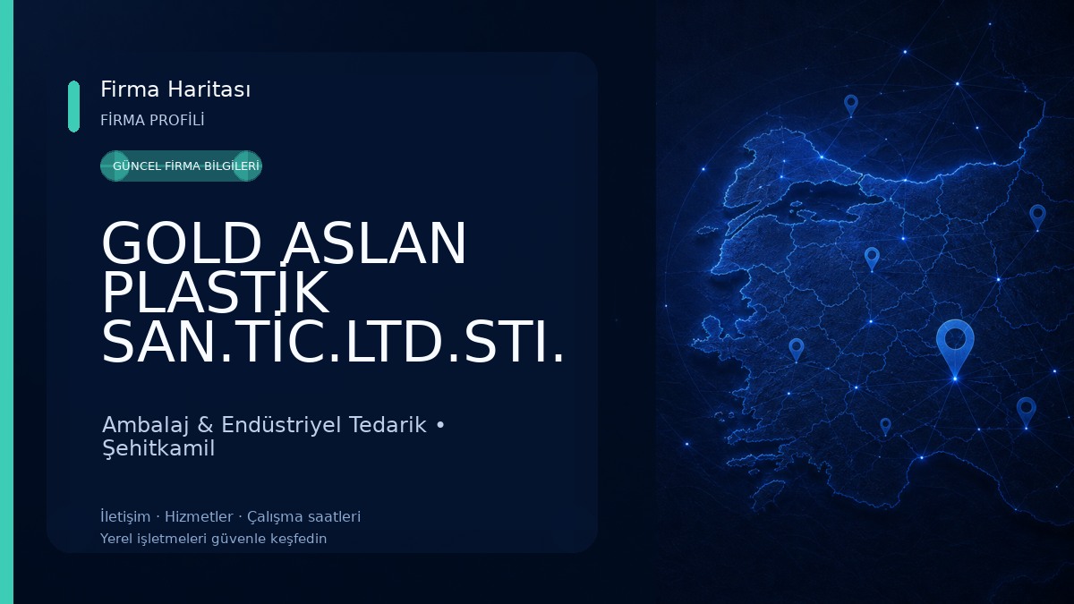 GOLD ASLAN PLASTİK SAN.TİC.LTD.STI. Ambalaj & Endüstriyel Tedarik