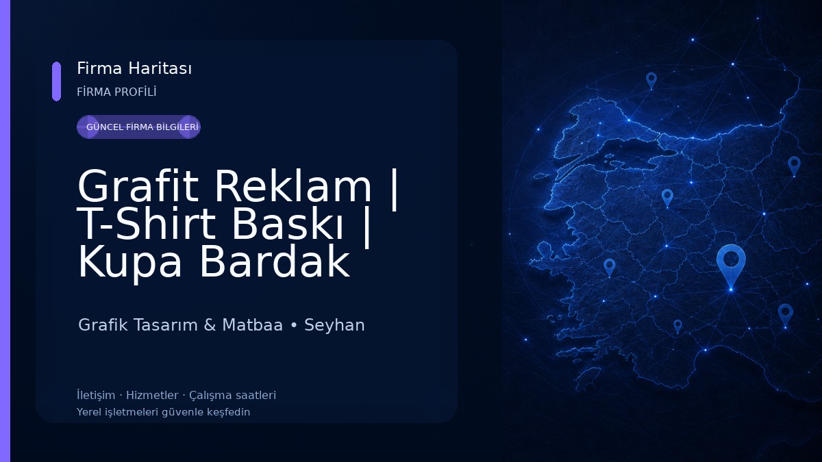 Grafit Reklam | T-Shirt Baskı | Kupa Bardak Baskı | Promosyon | Sticker Etiket | Lazer Markalama | Adana 