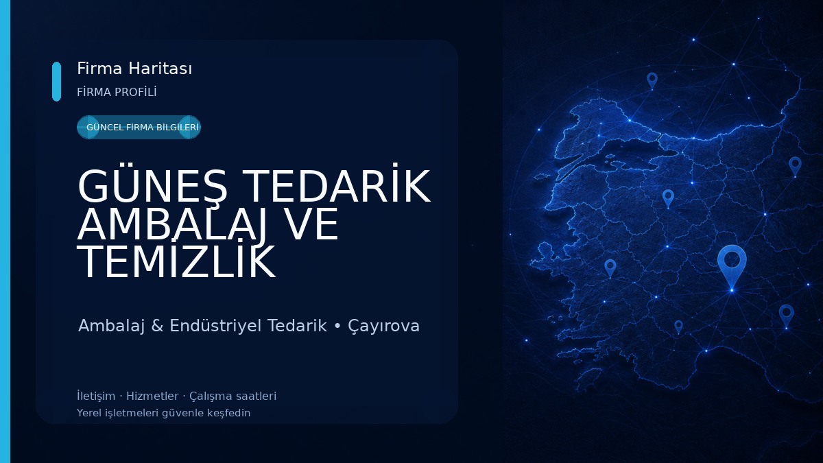 GÜNEŞ TEDARİK AMBALAJ VE TEMİZLİK ÜRÜNLERİ Ambalaj & Endüstriyel Tedarik