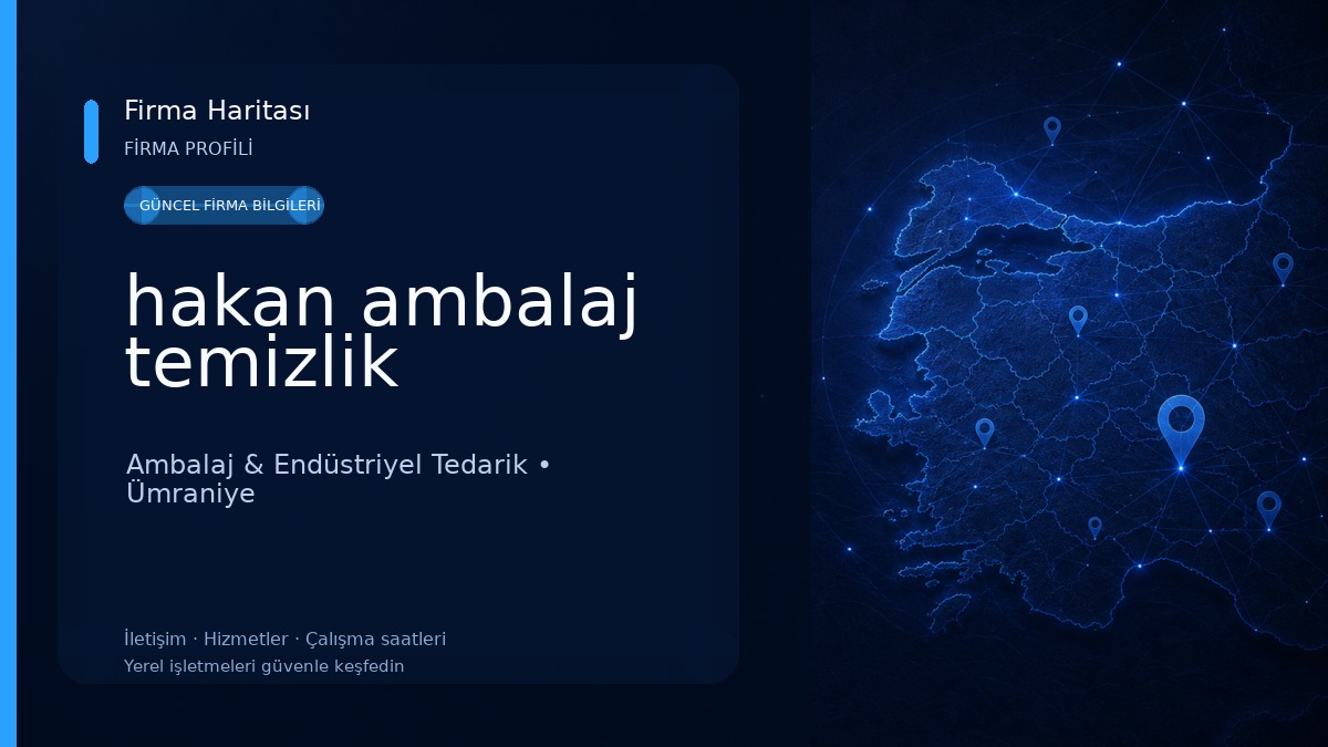 hakan ambalaj temizlik