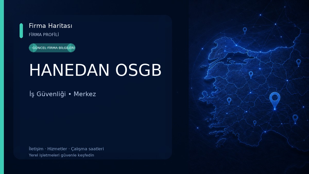 HANEDAN OSGB İş Güvenliği
