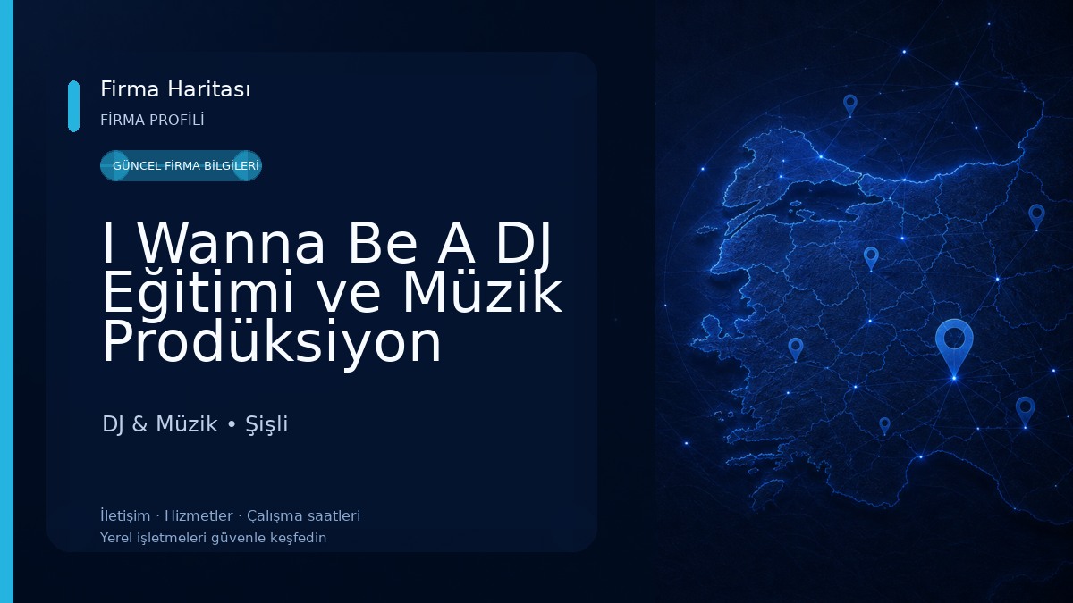 I Wanna Be A DJ Eğitimi ve Müzik Prodüksiyon Kursu DJ & Müzik