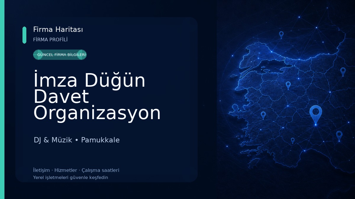 İmza Düğün Davet Organizasyon DJ & Müzik
