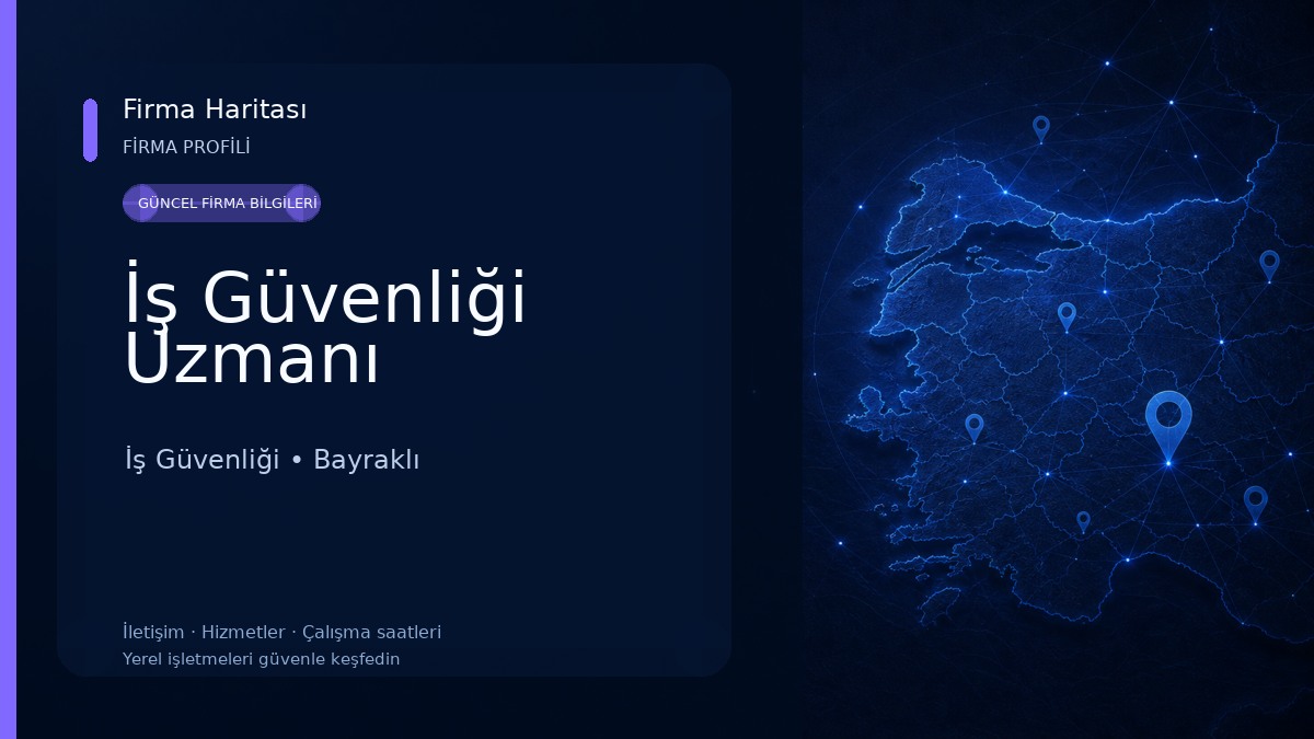 İş Güvenliği Uzmanı İş Güvenliği
