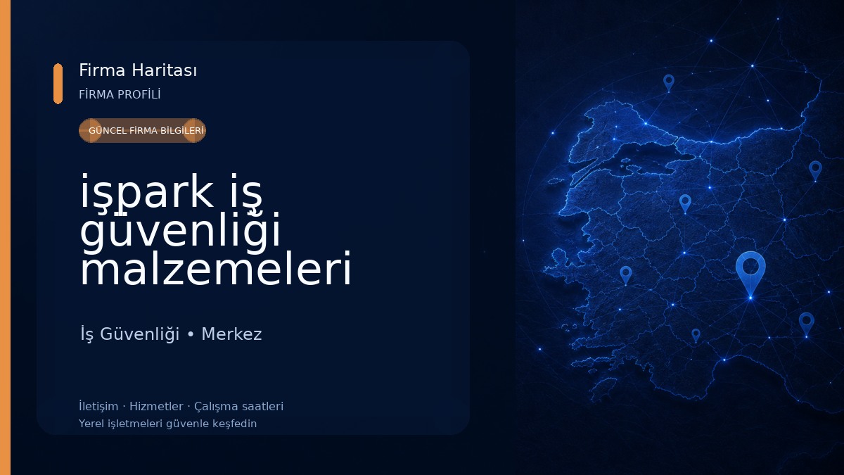 işpark iş güvenliği malzemeleri İş Güvenliği