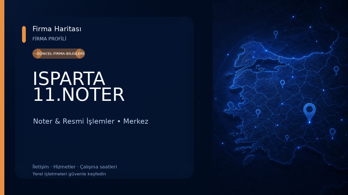 ISPARTA 11.NOTER 