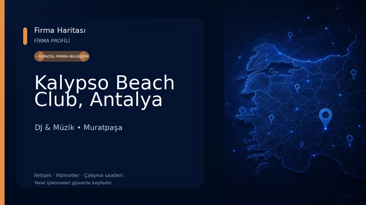 Kalypso Beach Club, Antalya DJ & Müzik