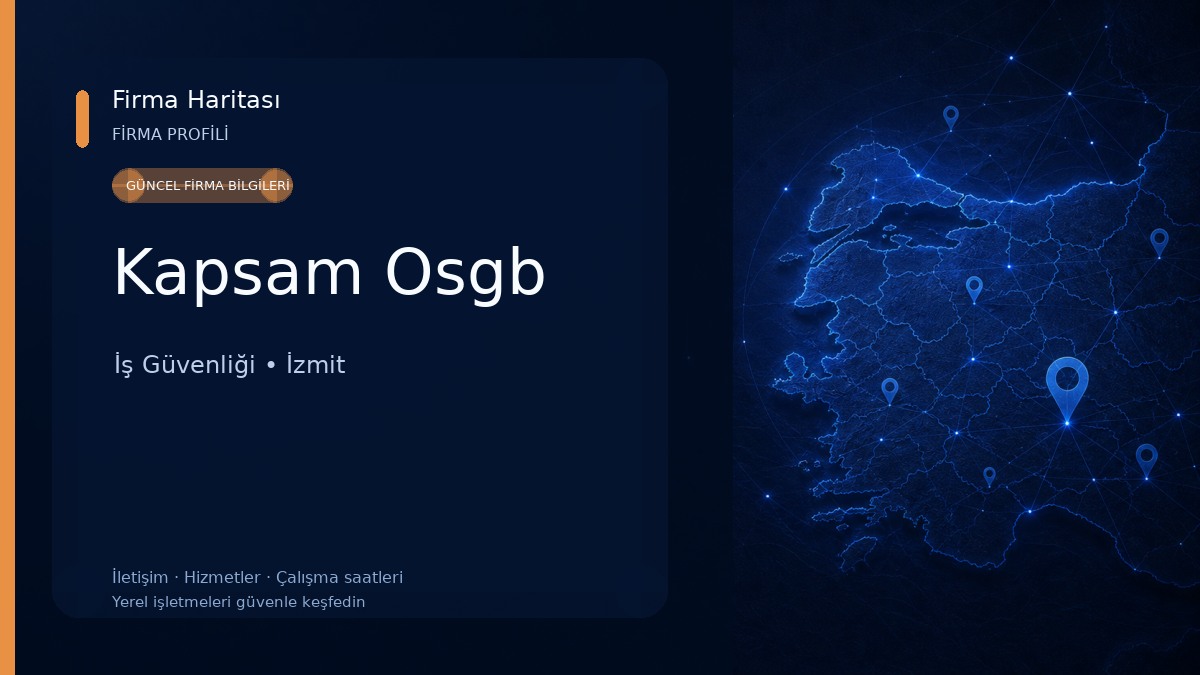 Kapsam Osgb İş Güvenliği