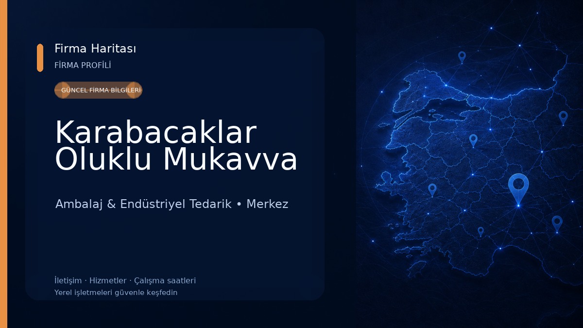Karabacaklar Oluklu Mukavva Ambalaj & Endüstriyel Tedarik