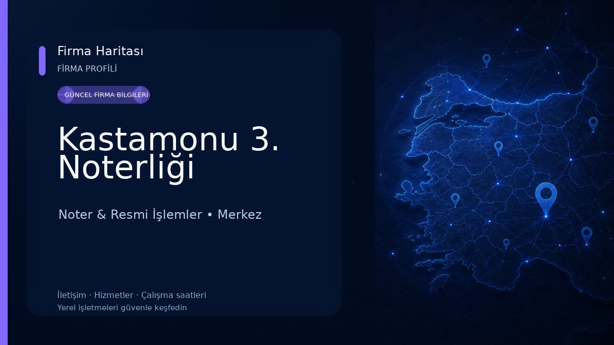 Kastamonu 3. Noterliği 