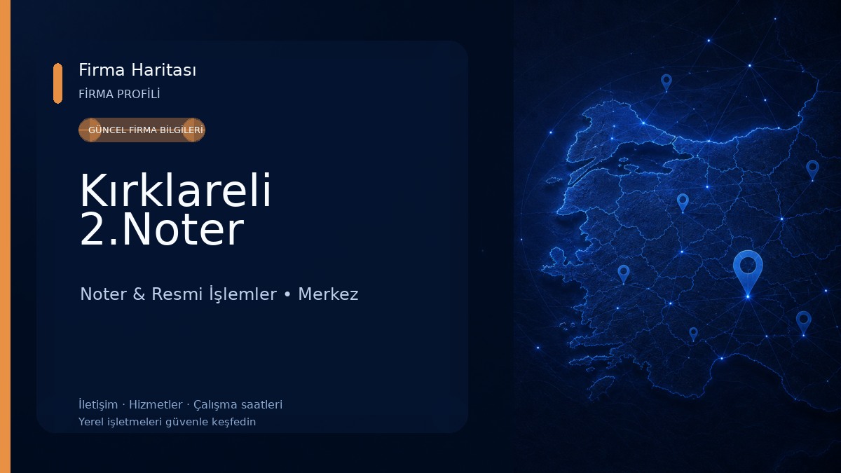Kırklareli 2.Noter 