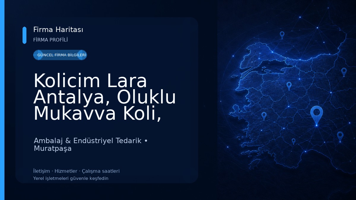 Kolicim Lara Antalya, Oluklu Mukavva Koli, Kutu ve Ambalajlar Ambalaj & Endüstriyel Tedarik