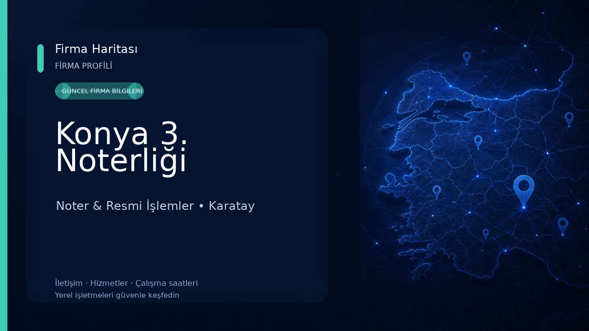 Konya 3. Noterliği 