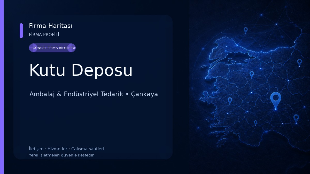 Kutu Deposu Ambalaj & Endüstriyel Tedarik