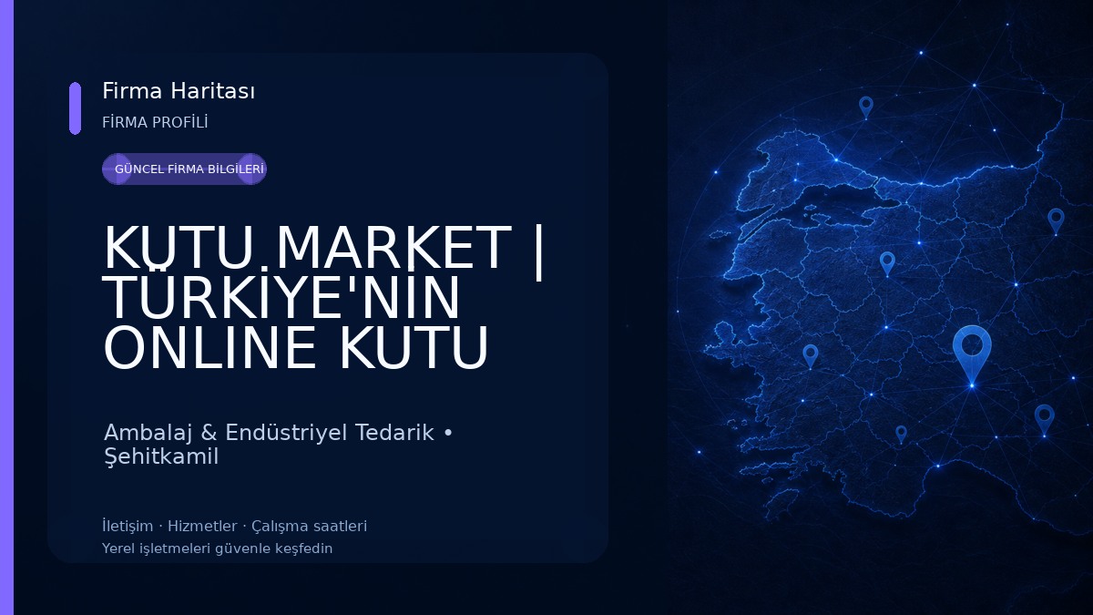 KUTU MARKET | TÜRKİYE'NİN ONLINE KUTU MARKETİ