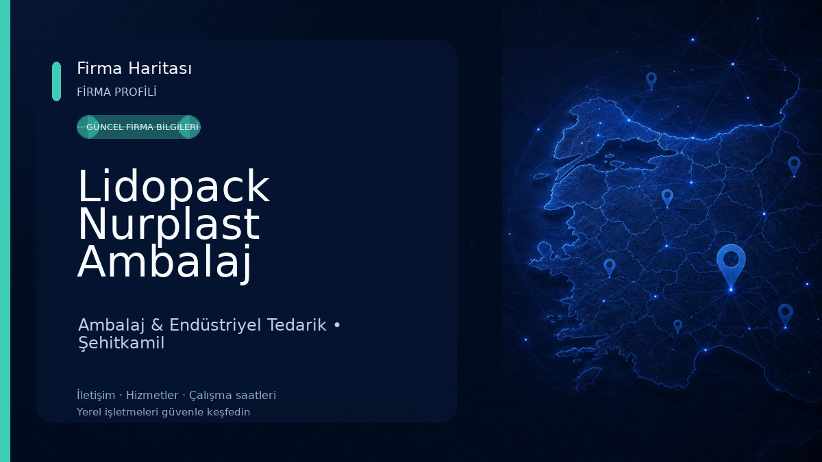 Lidopack Nurplast Ambalaj Ambalaj & Endüstriyel Tedarik