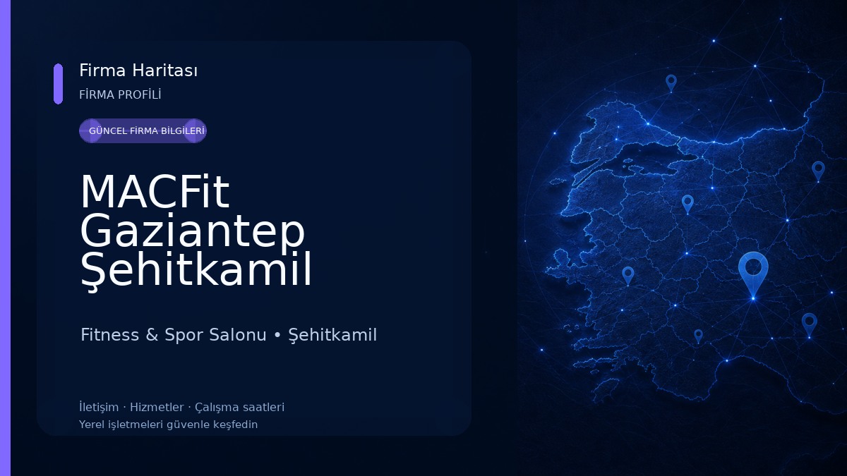 MACFit Gaziantep Şehitkamil Fitness & Spor Salonu