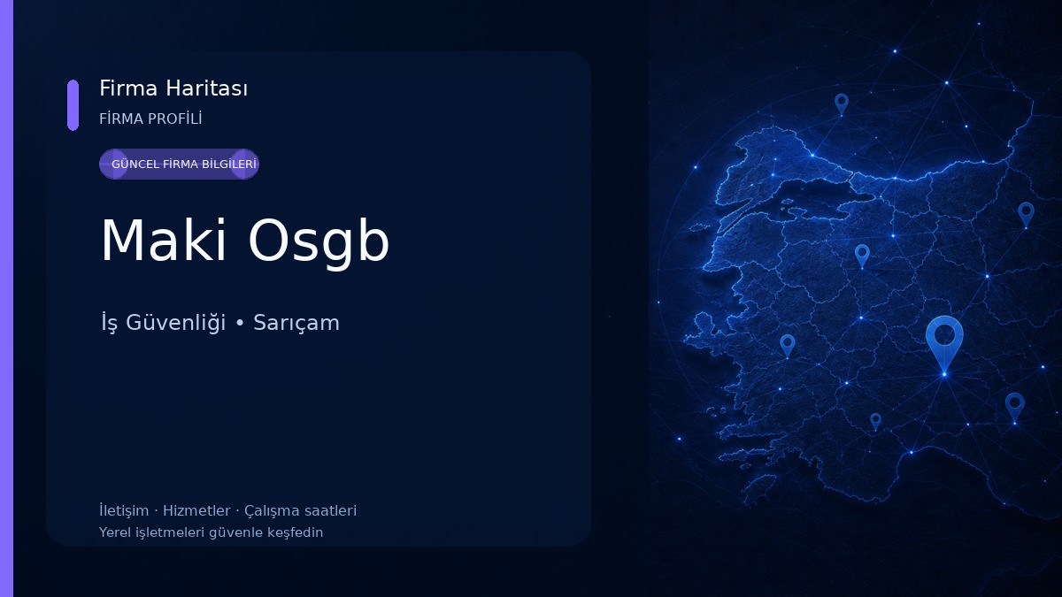 Maki Osgb İş Güvenliği
