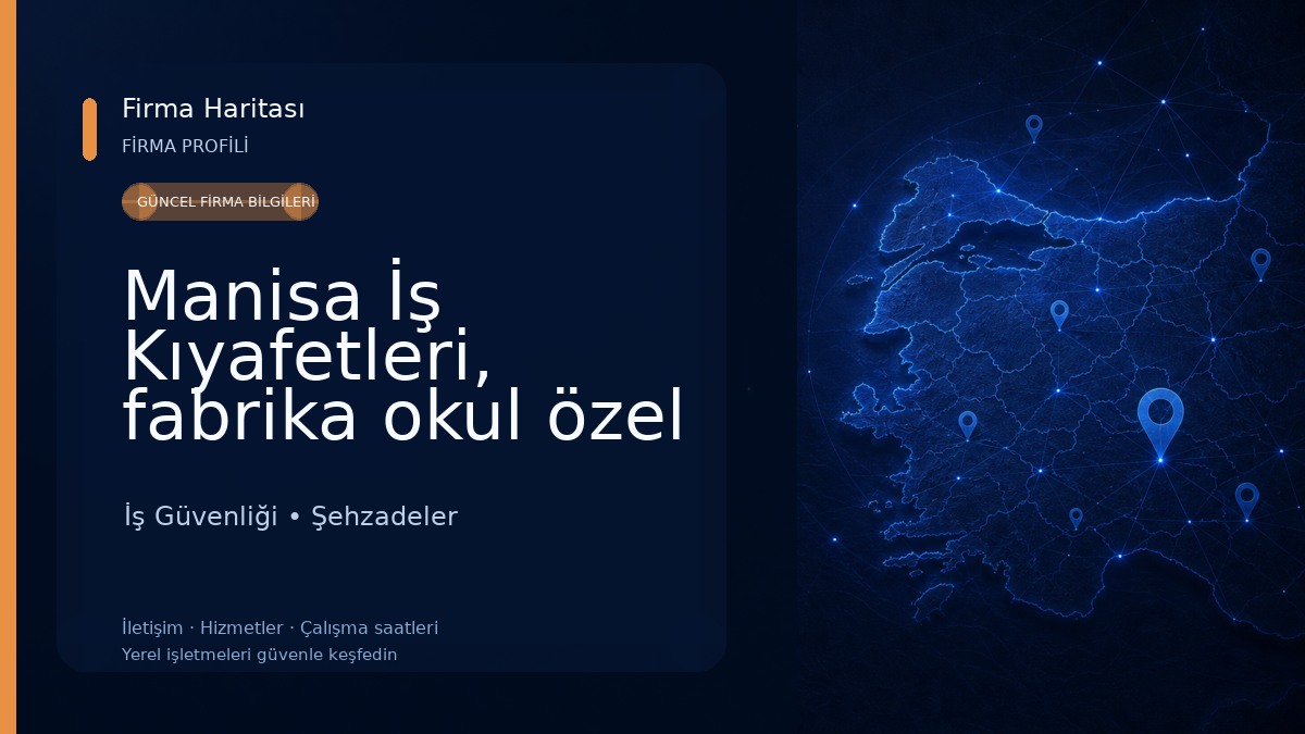 Manisa İş Kıyafetleri, fabrika okul özel güvenlik kıyafetleri İş Güvenliği
