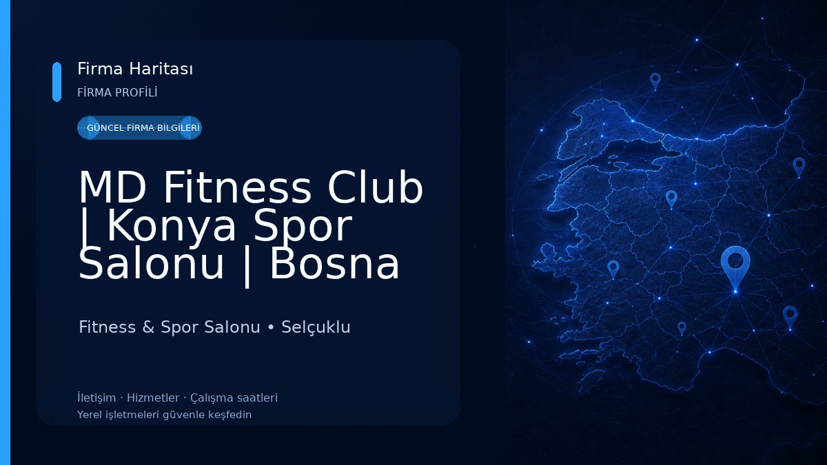 MD Fitness Club | Konya Spor Salonu | Bosna Spor Merkezi Fitness & Spor Salonu