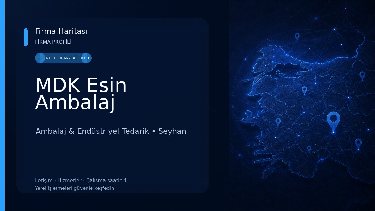 MDK Esin Ambalaj Ambalaj & Endüstriyel Tedarik