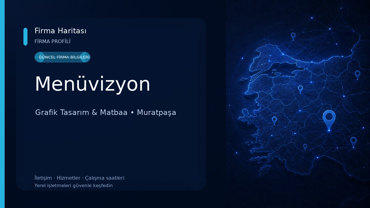 Menüvizyon Grafik Tasarım & Matbaa