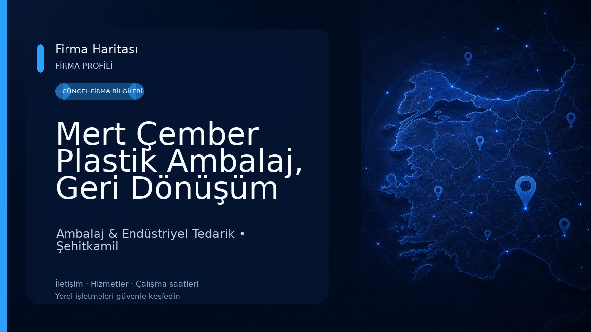 Mert Çember Plastik Ambalaj, Geri Dönüşüm ve Makine San. Ve Tic. Ltd. Şti. Ambalaj & Endüstriyel Tedarik