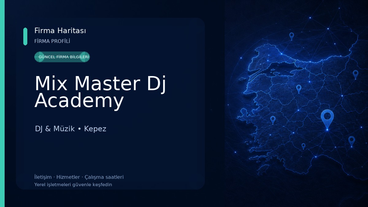Mix Master Dj Academy DJ & Müzik