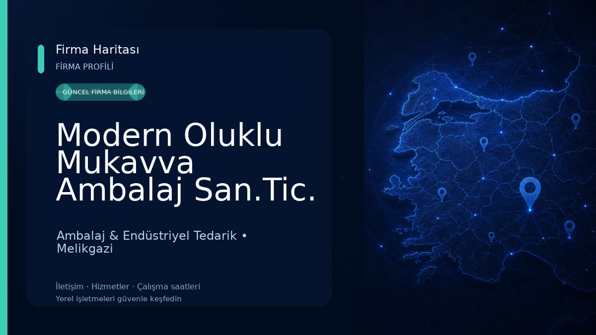 Modern Oluklu Mukavva Ambalaj San.Tic. ve AŞ.