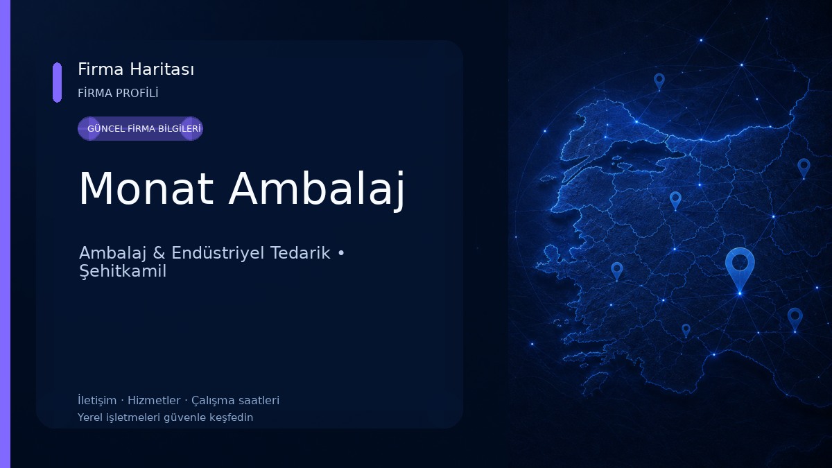 Monat Ambalaj Ambalaj & Endüstriyel Tedarik