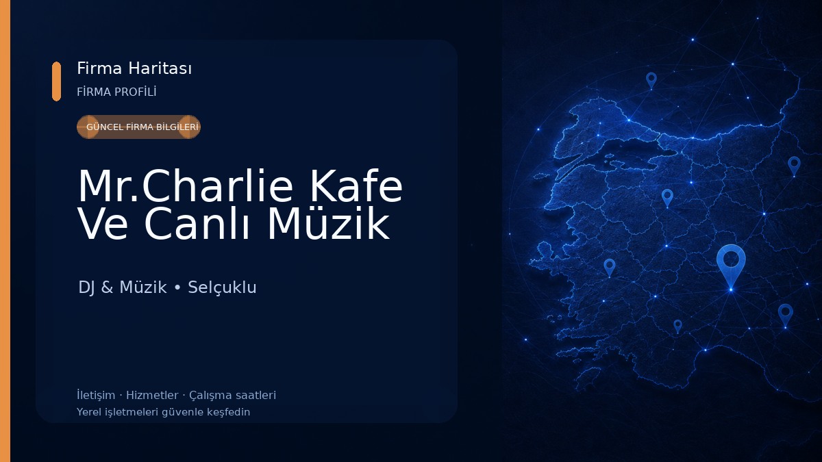Mr.Charlie Kafe Ve Canlı Müzik DJ & Müzik