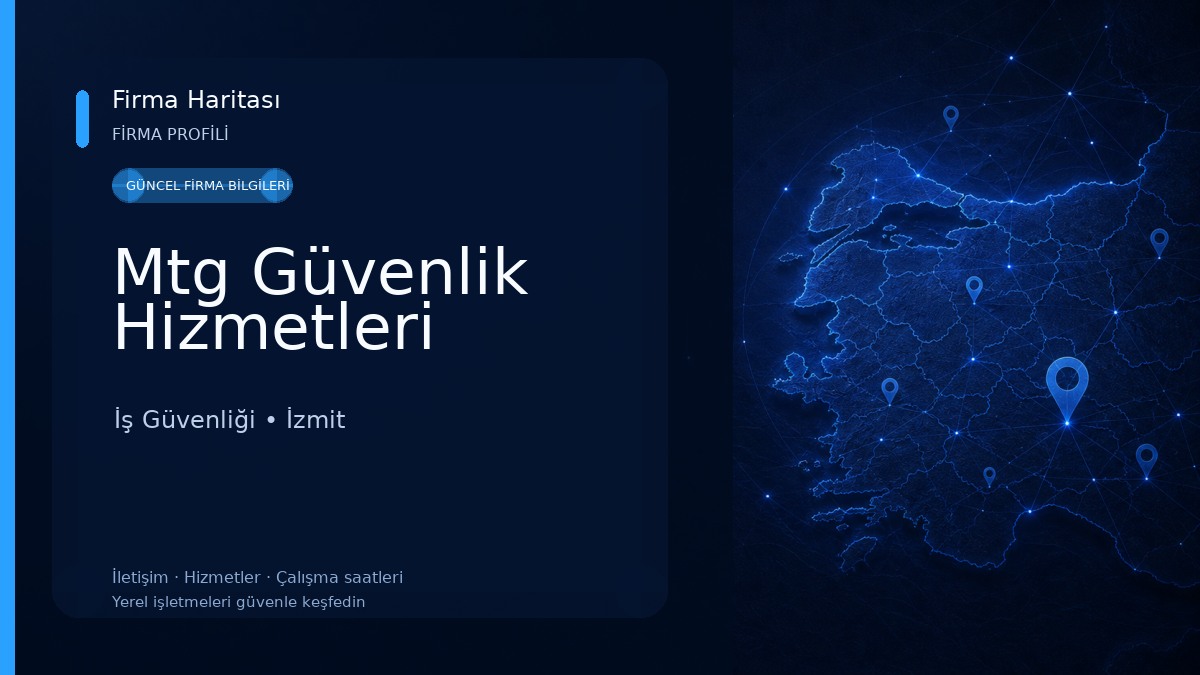 Mtg Güvenlik Hizmetleri İş Güvenliği