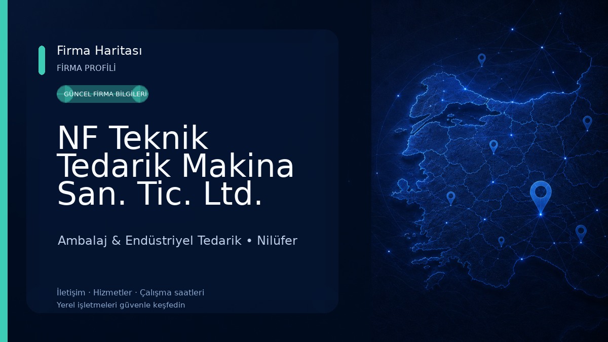 NF Teknik Tedarik Makina San. Tic. Ltd. Şti. Ambalaj & Endüstriyel Tedarik