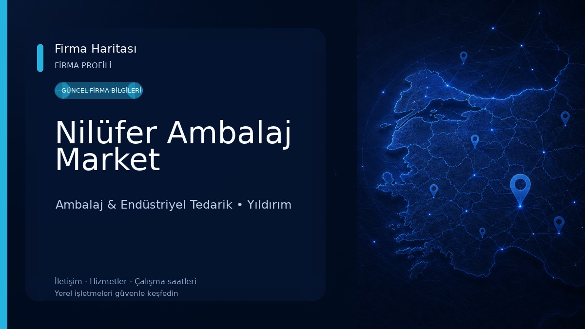 Nilüfer Ambalaj Market Ambalaj & Endüstriyel Tedarik