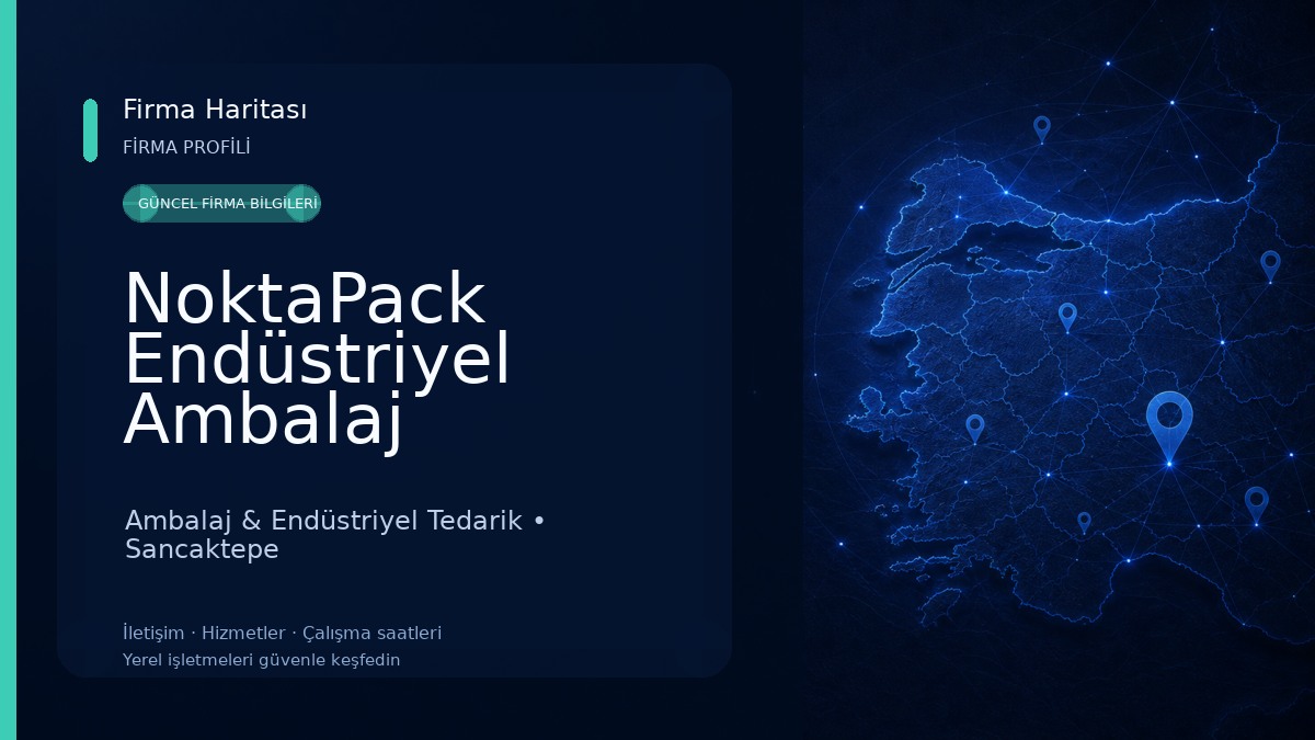 NoktaPack Endüstriyel Ambalaj Sistemleri Ambalaj & Endüstriyel Tedarik