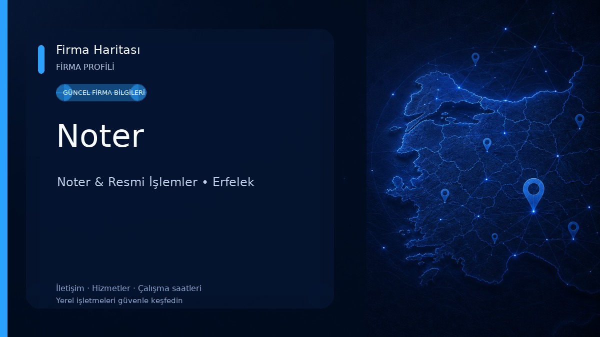 Noter Noter & Resmi İşlemler