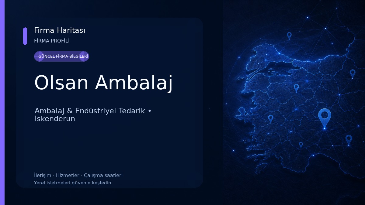Olsan Ambalaj Ambalaj & Endüstriyel Tedarik