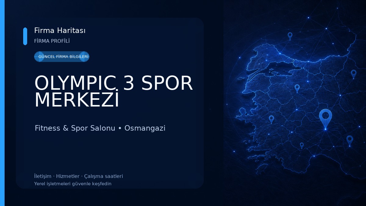 OLYMPIC 3 SPOR MERKEZİ Fitness & Spor Salonu