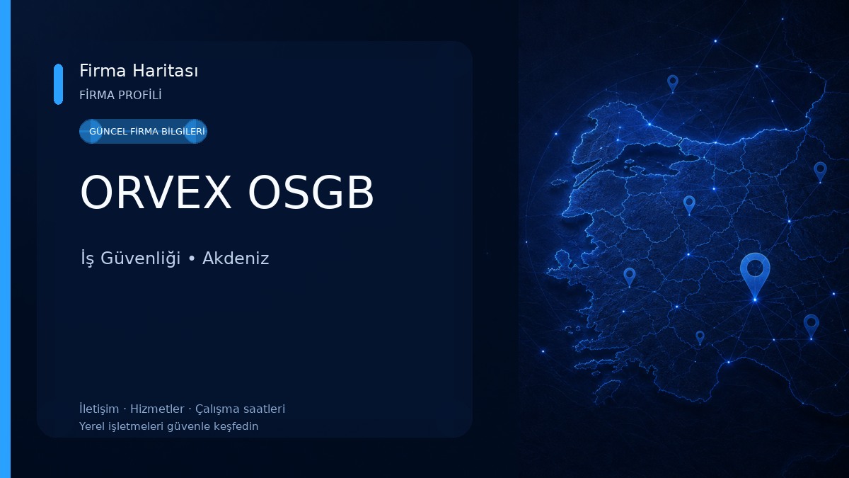 ORVEX OSGB İş Güvenliği